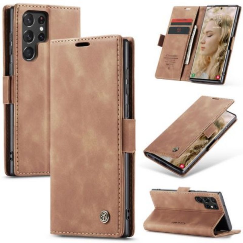 Samsung Galaxy S22 / S22 Plus / S22 Ultra Flip Case Caseme Cover Leather Wallet Sarung Dompet