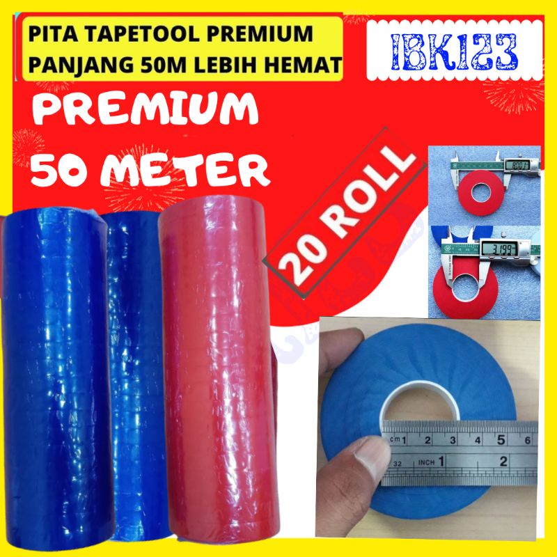 

Pita Tapetool Premium Harga 20 Rool Panjang 50 Meter IBK123