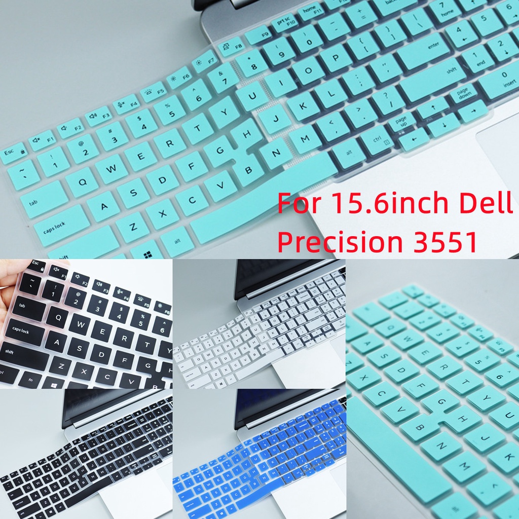 Cover Pelindung Keyboard Dell Presisi 3551 15.6 &quot;Anti Air / Debu Bahan Silikon Ultra Tipis