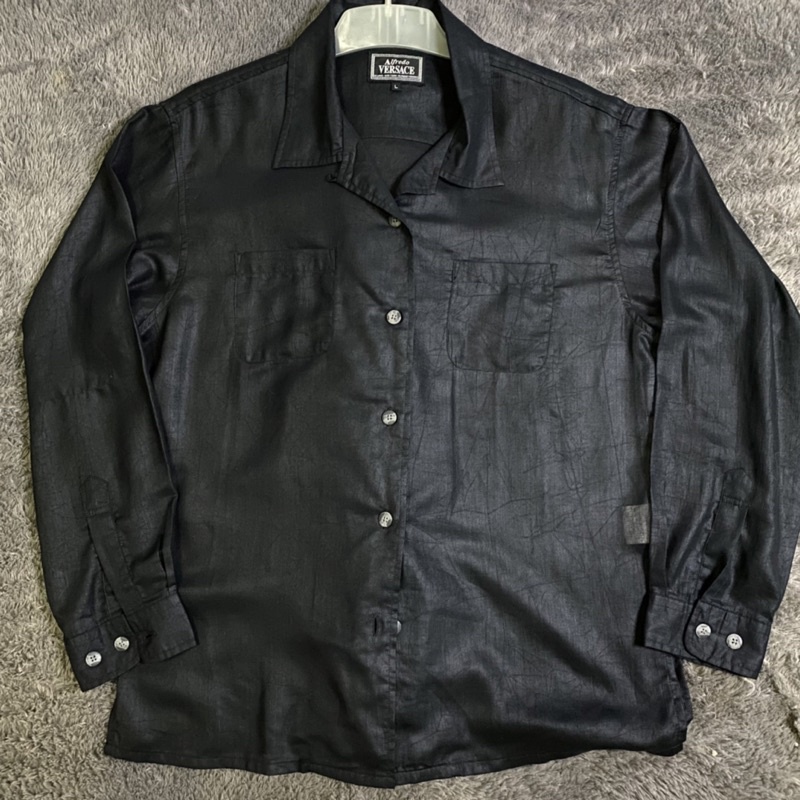 Versace silk black shirt second / preloved