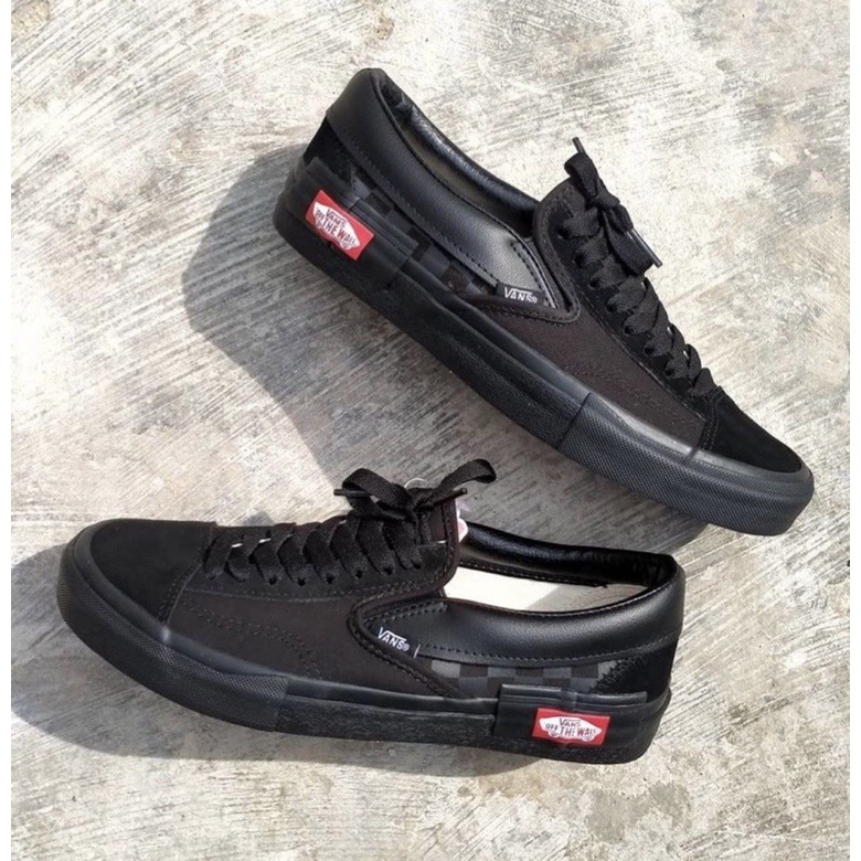 V4NS SLIP-ON CUT AND PASTE BLACK/BLACK ORIGINAL 100%