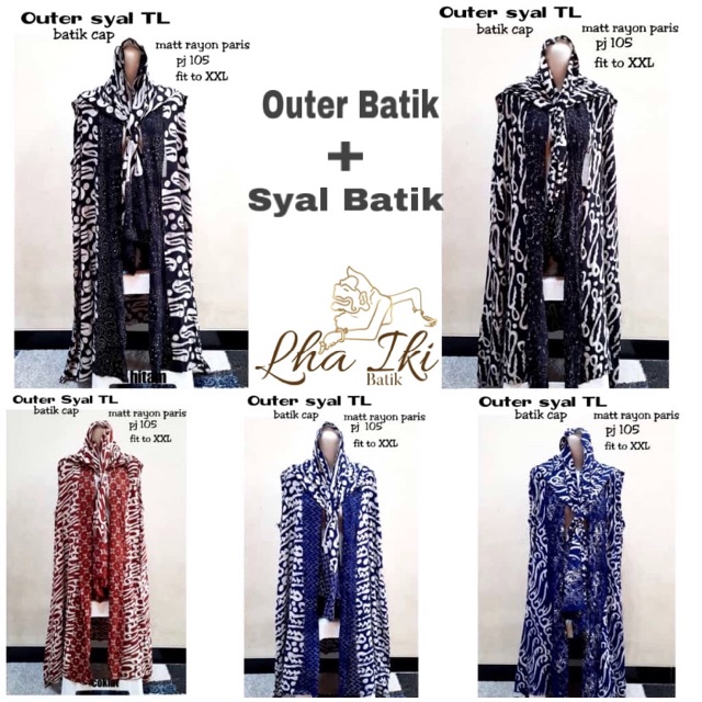 OUTER BATIK DAPAT BONUS SYAL BATIK