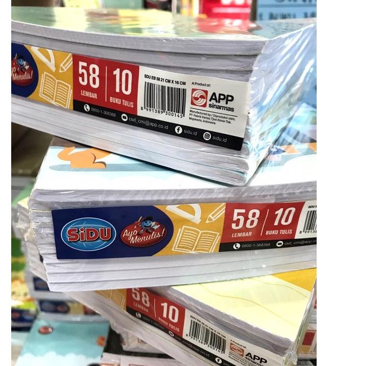 

Hot Sell.. Buku tulis Sinar Dunia (SIDU) 38 / 58 Termurah Bandung Majalaya