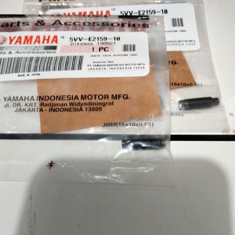(SET) Baut setelan klep Mio 5vv e2159 orisinil yamaha