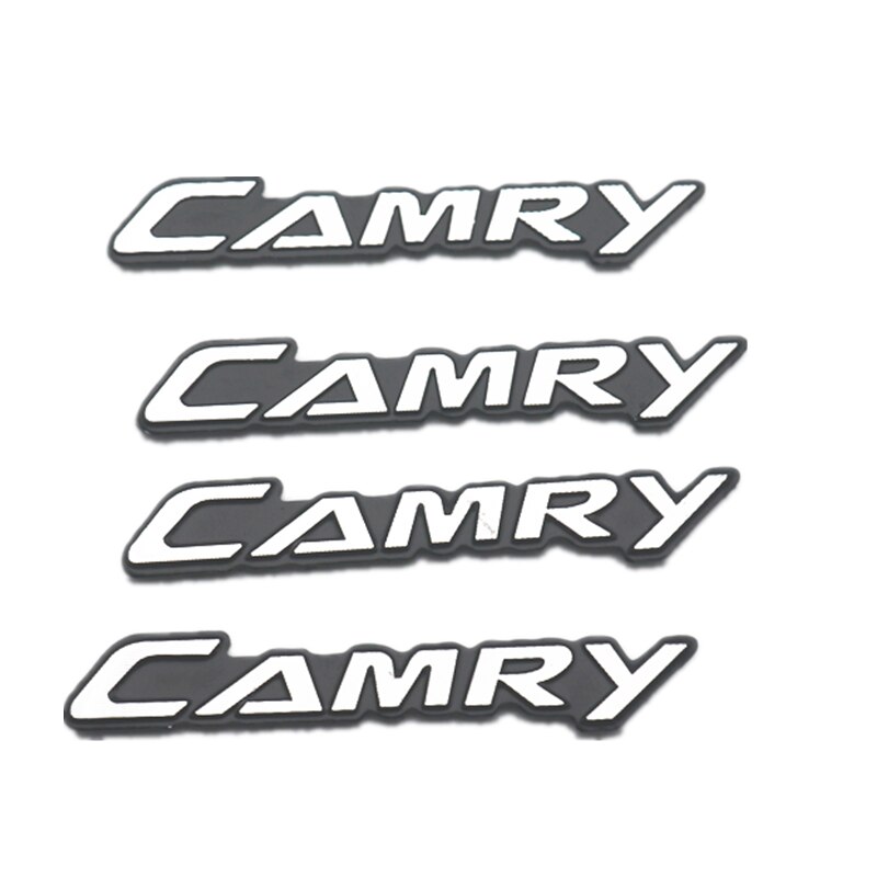 4pcs Stiker Emblem 3d Bahan Aluminum Untuk speaker Mobil Toyota Camry