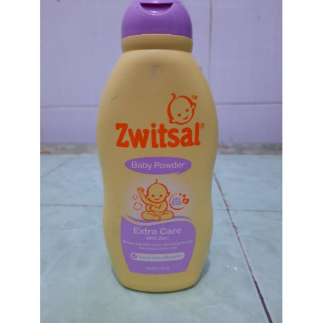 Zwitsal baby powder extra care with zinc bedak bayi 100 gr