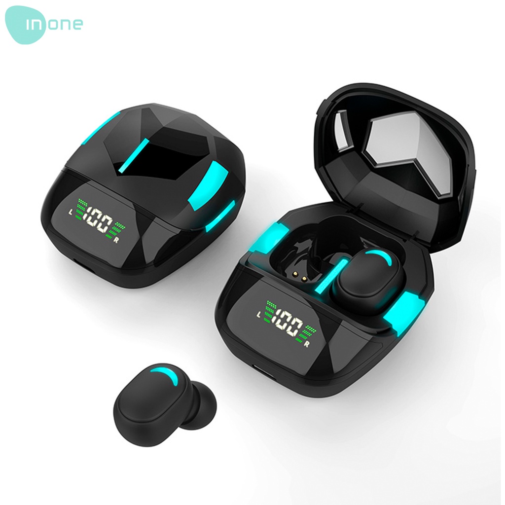Inone TWS Earphone Bluetooth Wireless Earbud BT 5.0 Intelligent Control Waterproof Stereo-Style 3