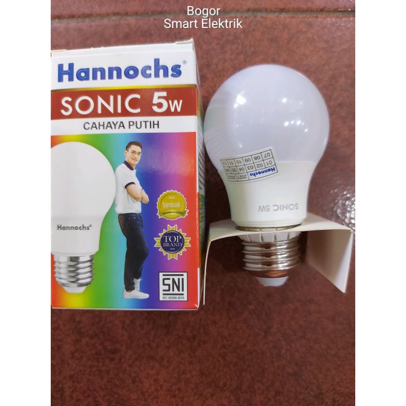 Lampu LED Hannochs Sonic 5W/ 5Watt Cahaya Putih