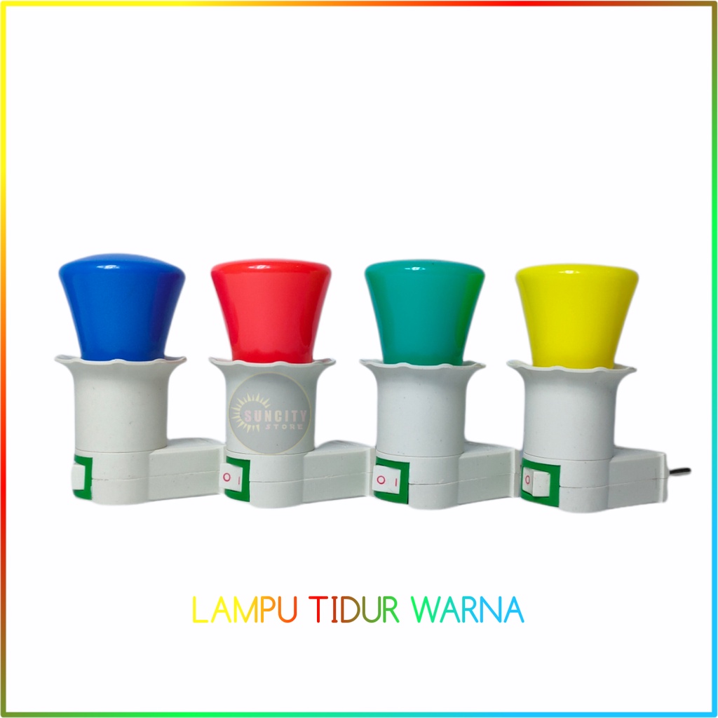 Lampu Tidur LED Warna 3 Watt Model Crown