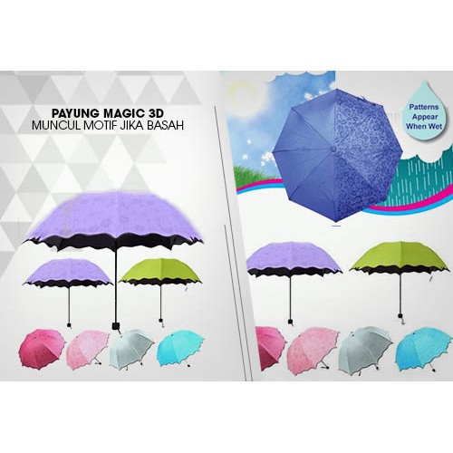 PAYUNG LIPAT AJAIB MAGIC UMBRELLA 3D ANTI UV BEST SELLER