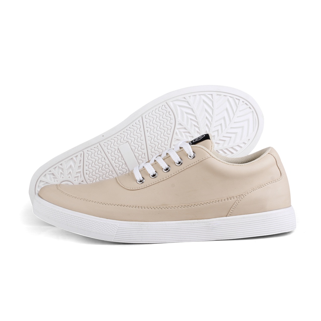 DEDRICK CREAM NAZ - Sepatu Sneakers Pria Casual Unisex Original