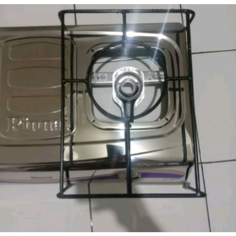 Tangkringan oven kompor/jangkrak kompor/tatakan oven kompor tatakan behel untuk menahan beban bahan besi kuat dan kokoh