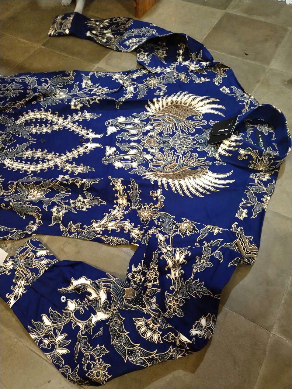 Baju Batik Pria Slimfit Top Brendbrandid Alisan [premium Quality]