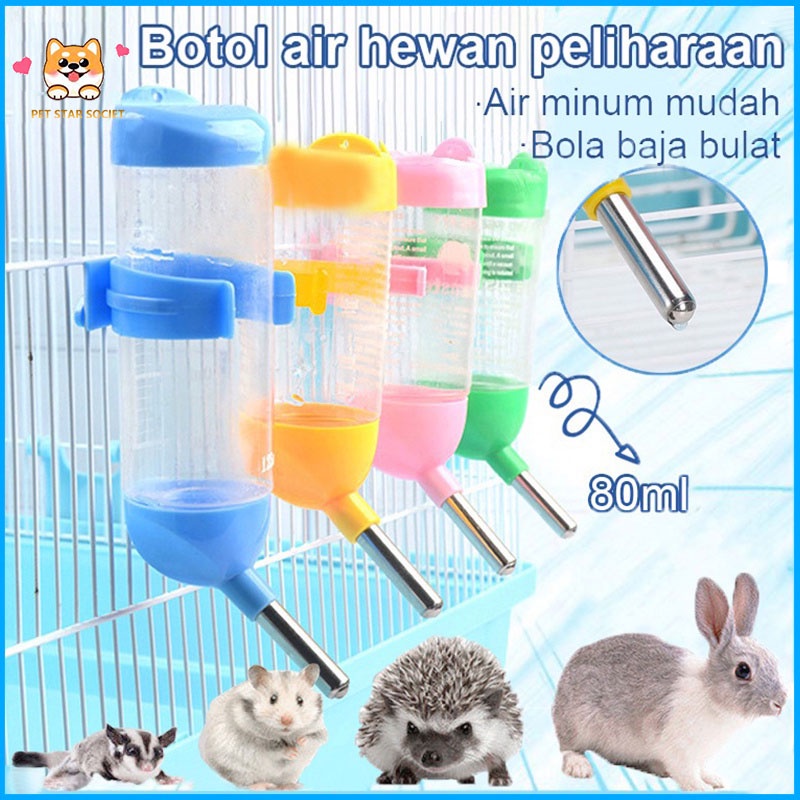 BOTOL DOT TEMPAT MINUM GANTUNG KELINCI KUCING ANJING HAMSTER SUGAR GLIDER PET DRINKING BOTTLE 500ML