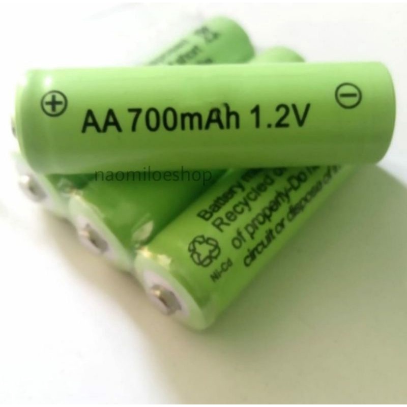 Battery Rechargeable AA 700 MAh Baterai AA baterai charge