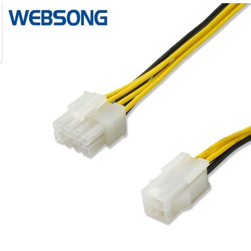 Kabel Cable Power Motherboard 8P Male to 4P Female Websong