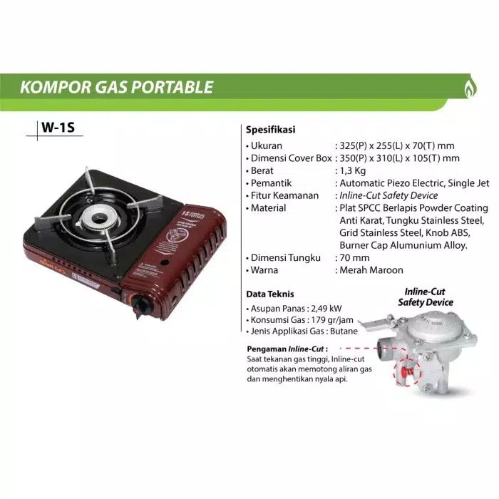 Kompor Portable WINN GAS 1S