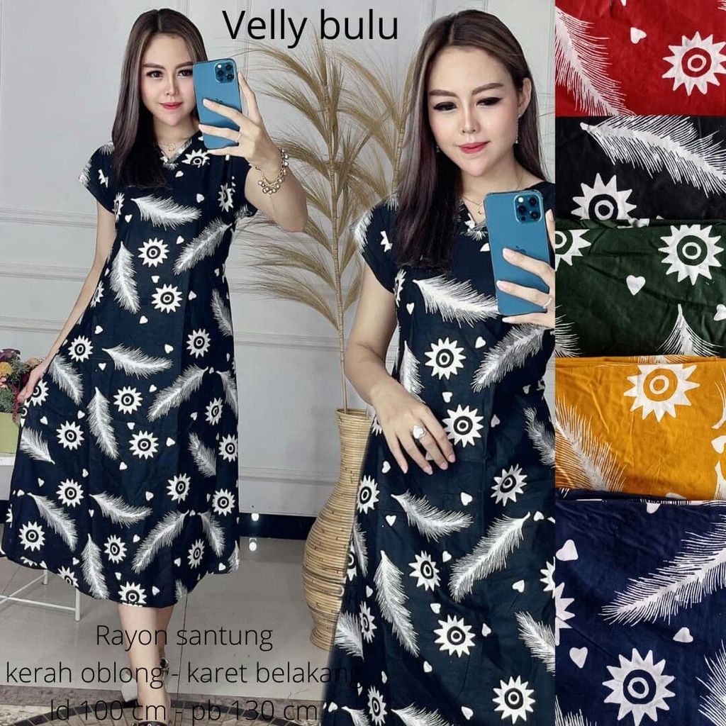 DRESS BATIK / DRESS DASTER / DRESS LENGAN PENDEK / DRESS KEKINIAN