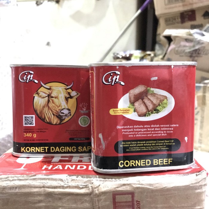 

f0fjhubfe00 Cip Kornet Daging Sapi 340 Gr DsGk