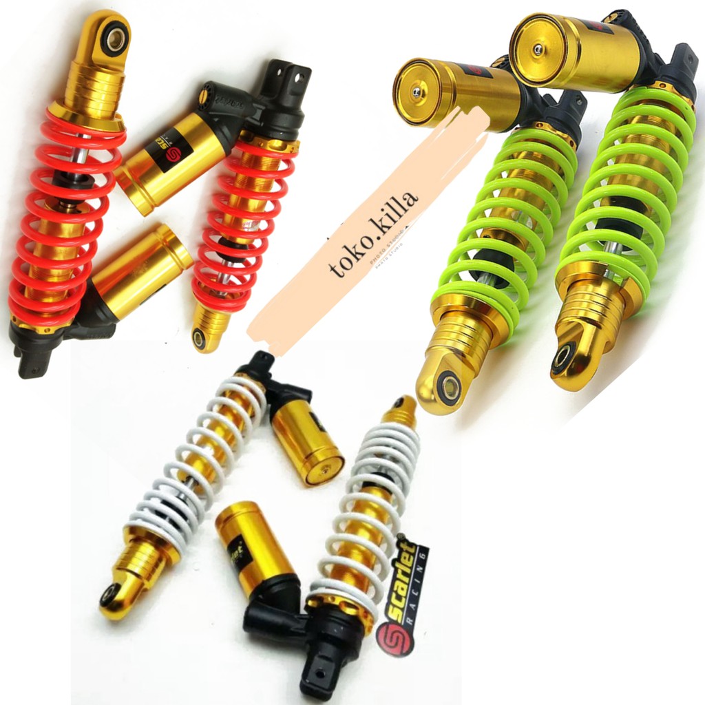 Shock skok tabung bawah yamaha Nouvo 8212 Uk 285 mm Original Scarlet