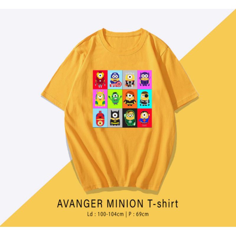 T-SHIRT / TUMBLR KAOS MINION AVENGER OVERSIZE PREMIUM