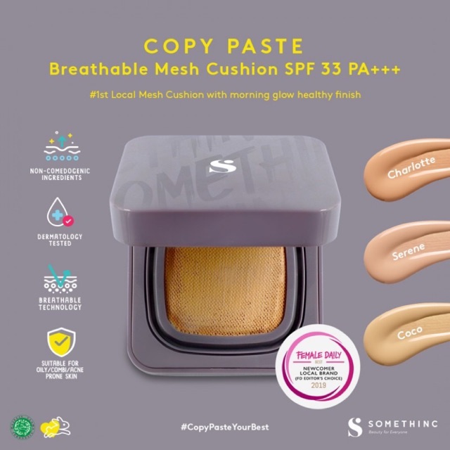 Copy paste Breathable Cushion Somethinc