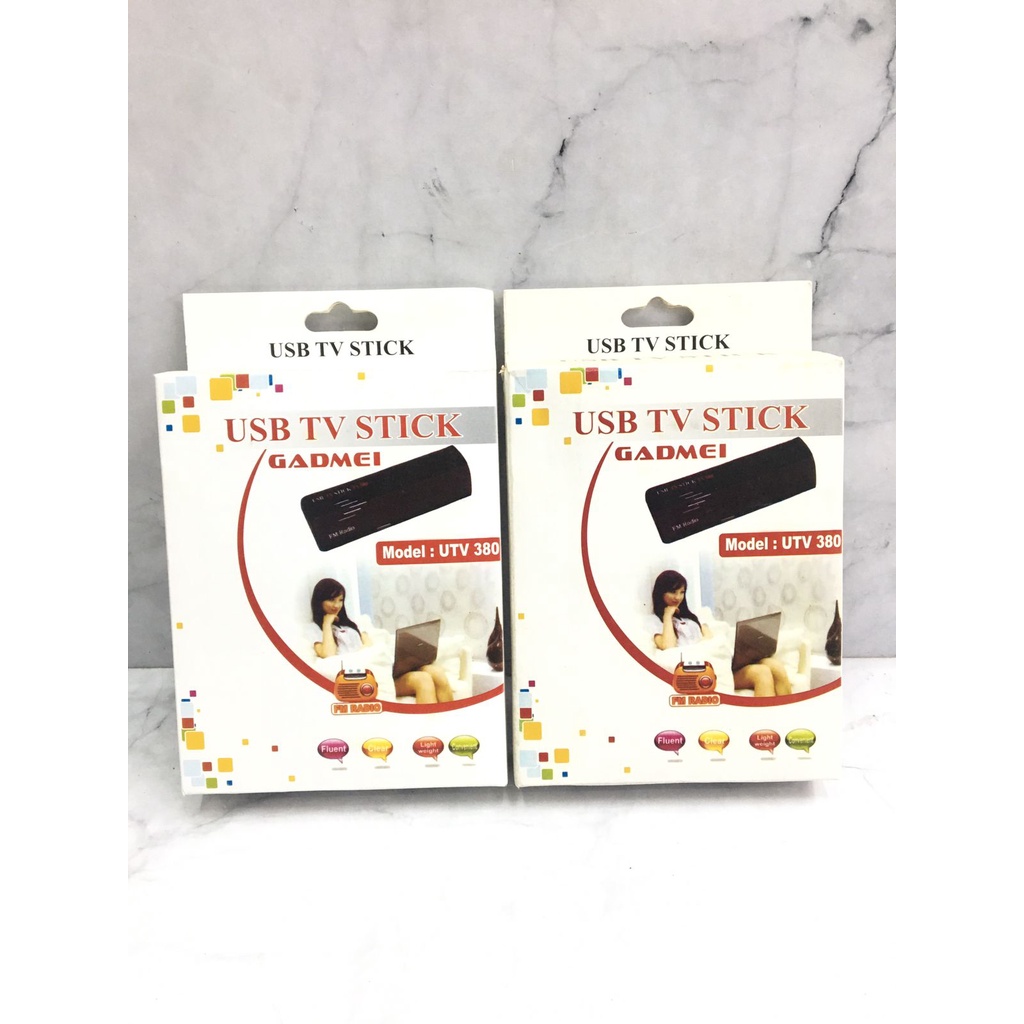 USB TV Tuner Gadmei USB TV Stick 380 untuk Laptop dan PC / TV Tunner
