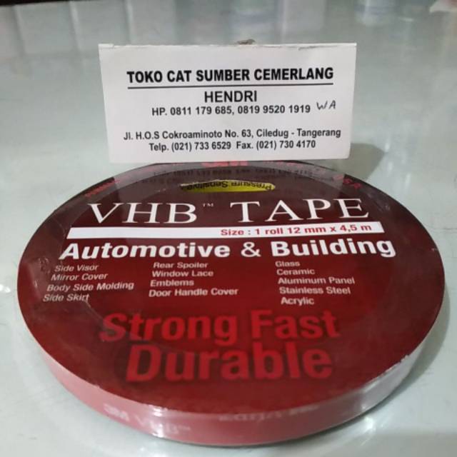 

DOBLE TAPE 3M 12MM