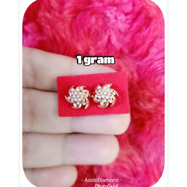 Berlian medan ( anting kipas )