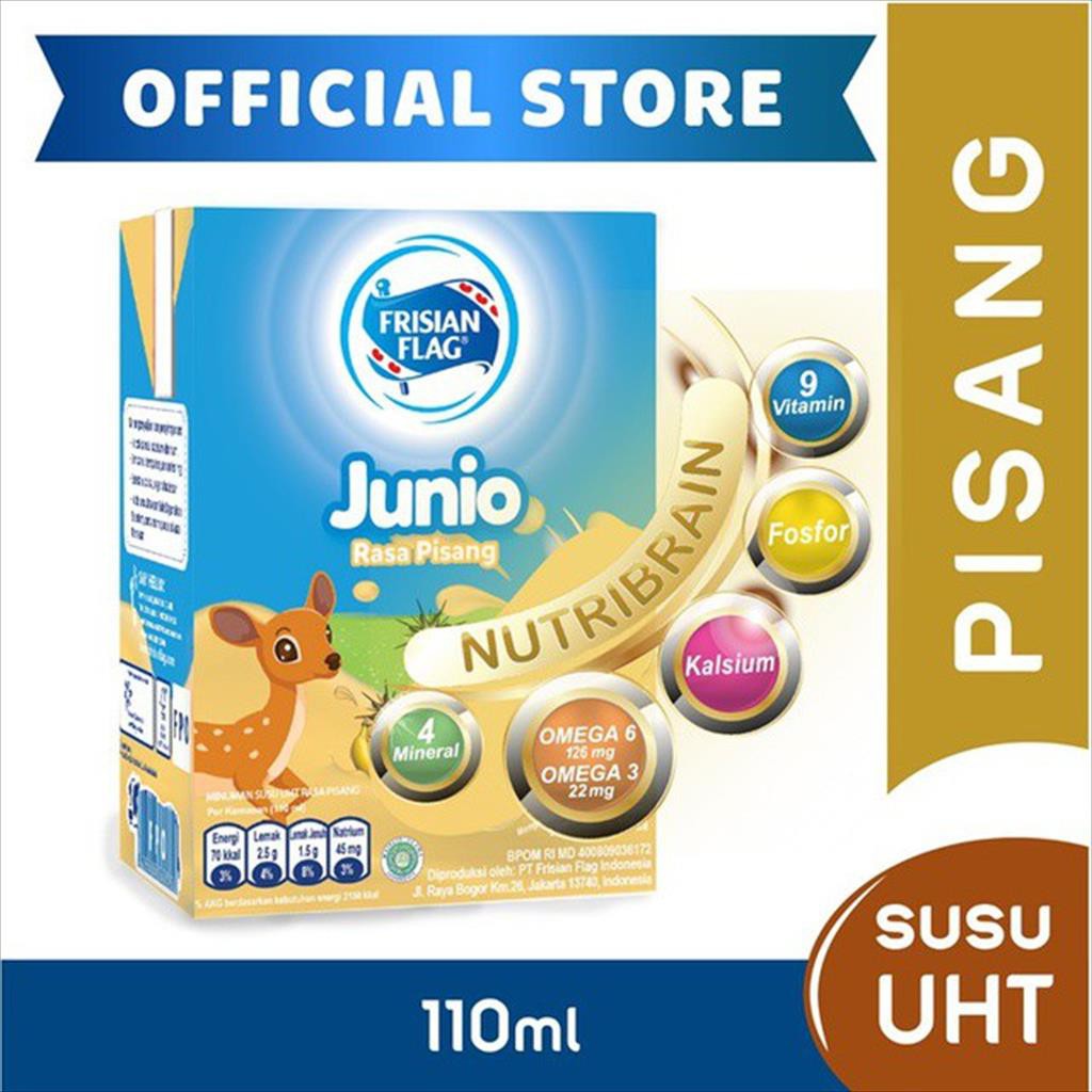 

BENDERA Frisian Flag Junio UHT Rasa Pisang 110ml