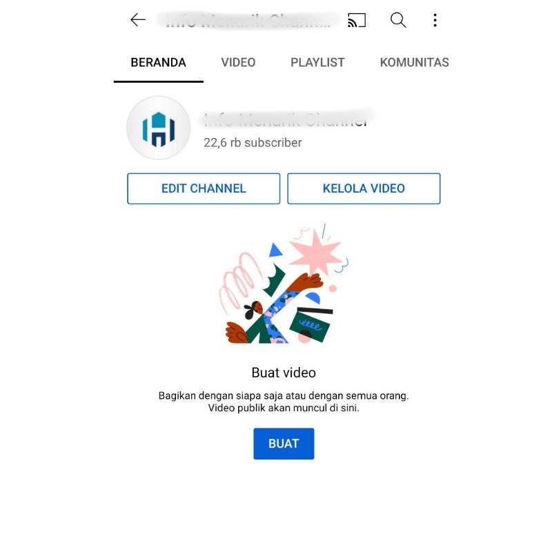 (Terjual) Akun YouTube 22k (Belum Monetisasi)