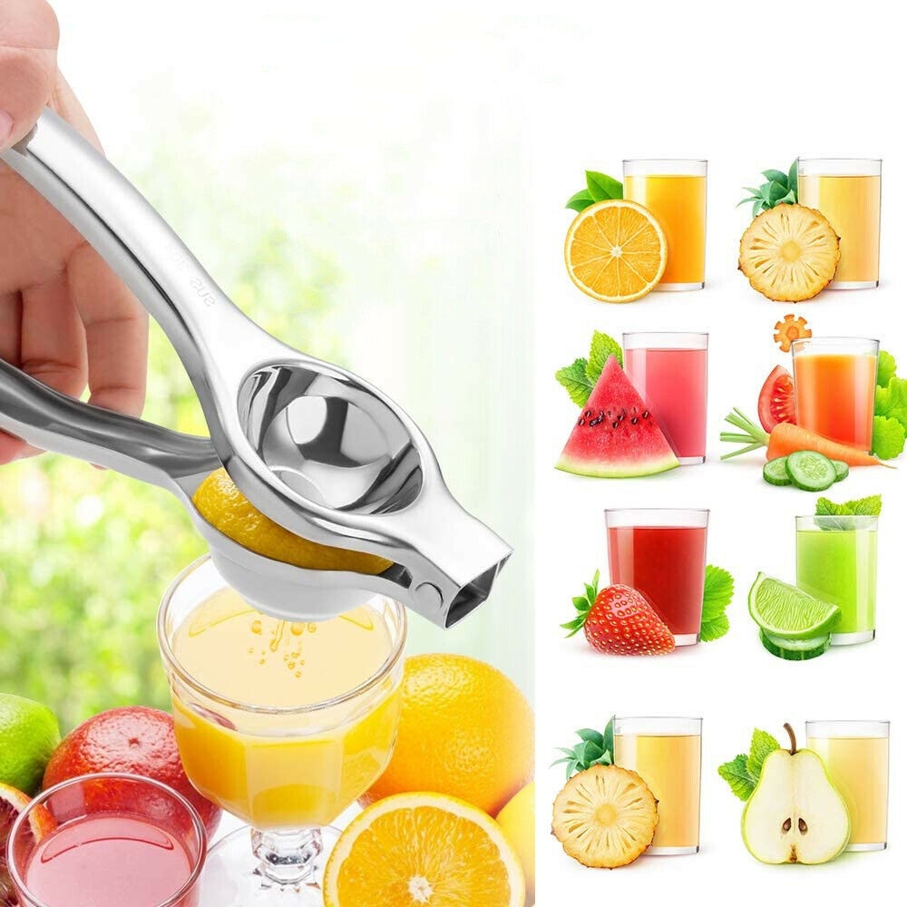 Stainless Steel Citrus Fruits Squeezer / Fruit Orange Juicer Hand Pressure Squeeze Kitchen Fruit Tool Machine