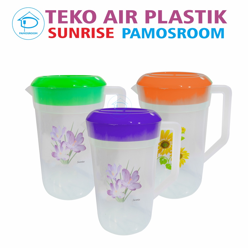 Pamosroom Teko Air Plastik 2.1 L Dan 3.6 L Wadah Teh Kopi Tahan Panas Food Grade Tempat Air Mineral 
