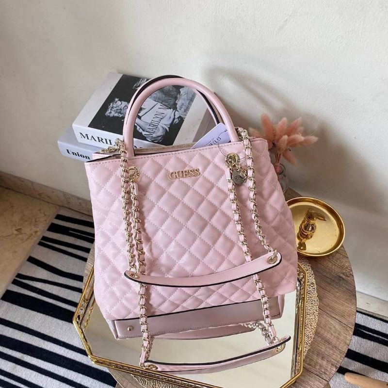 GUESS Illy Society Satchel