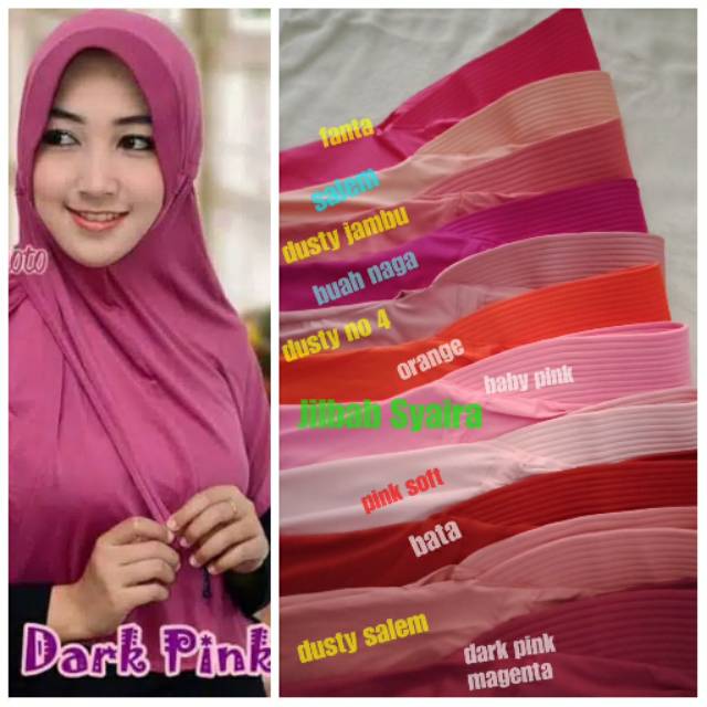 KHUSUS ECER Jilbab Serut  ASLI ORI ELNIFA SCARF PEMBELIAN DIBAWAH 10 JILBAB