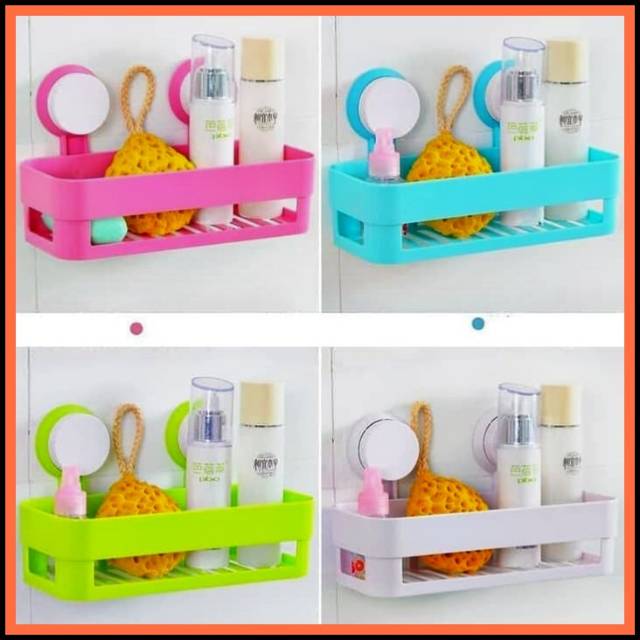 Rak Sabun Tempel Dinding / Rak Gantung Kamar Mandi / Tempat Peralatan Mandi
