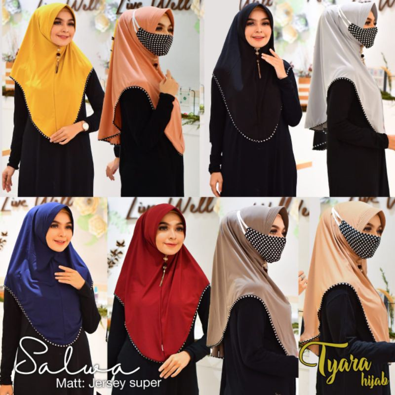 Khimar Salwa Free Masker Original Tyara Hijab