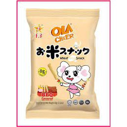 [HALAL] OLA Cheer Wheat Rice Snack Beras dari Malaysia 60gr Snek Aneka Rasa