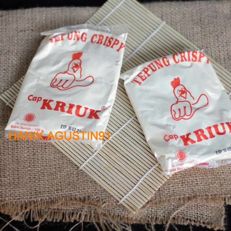 

Tepung Crispy Cap Kriuk / Tepung Kriuk Krispi Cap Kriuk Jempol Ayam Original