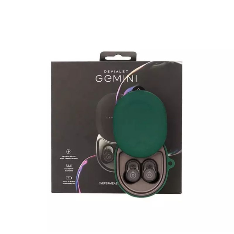 Case Casing Silicone Protective Devialet Gemini tws  + Carabiner