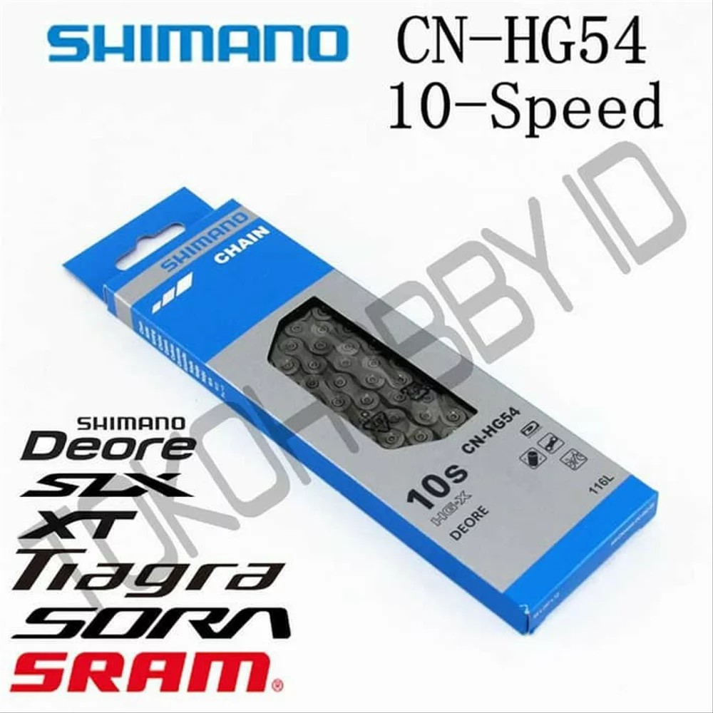 Rantai Shimano Sepeda 10 Speed HG 54