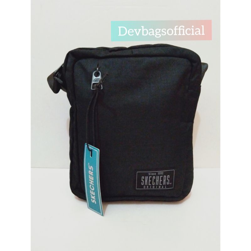 Tas Skechers - tas selempang - tas pouch - tas hitam - tas murah - tas skechers original