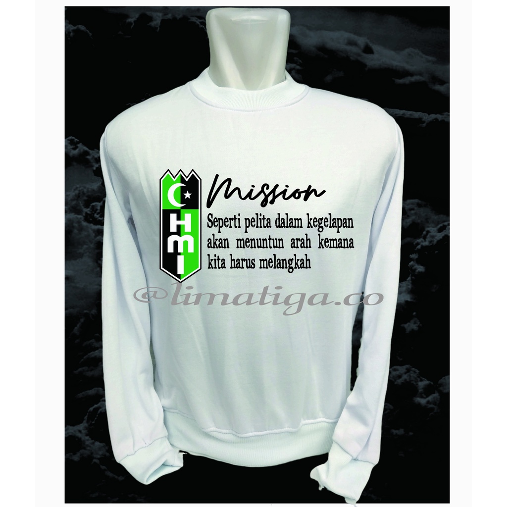 Jaket Sweater Crewneck HMI Bahan Fleece Gramasi 80 Cocok Untuk Hadiah Kado Kanda Yunda Free Design S