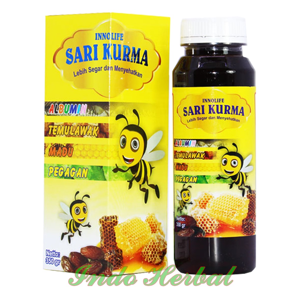 Sari Kurma INNOLIFE Original Plus Albumin Temulawak Madu Pegagan 350gr
