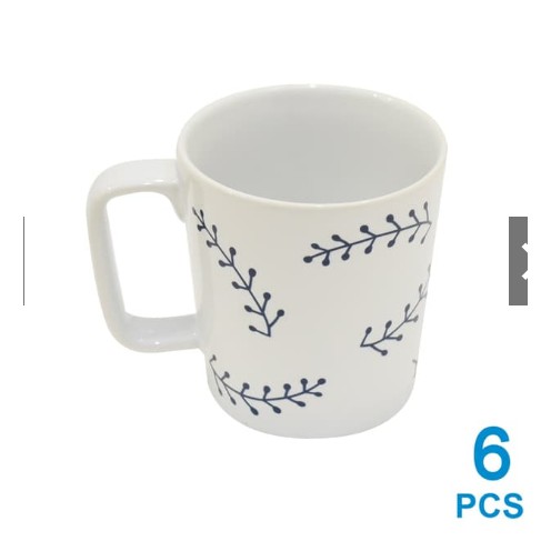 TERMURAH INFORMA APPETITE SET MUG ANGELONIA 6 PCS PUTIH