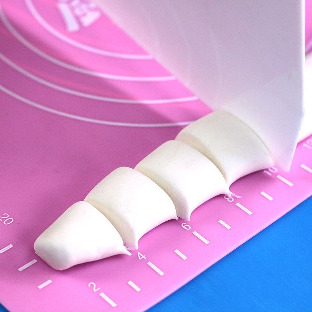 INDOMINI  R756 Alas adonan Rolling dengan Silikon Anti-Lengket Baking Mat Untuk Fondant Kue Pastry Silicone tatakan 50x40cm