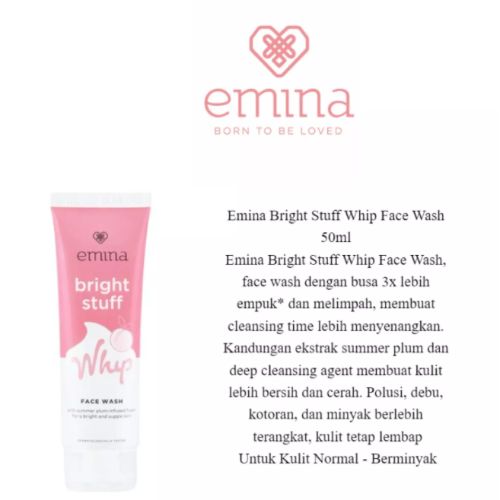 Emina Bright Stuff Whip Face Wash 50ml