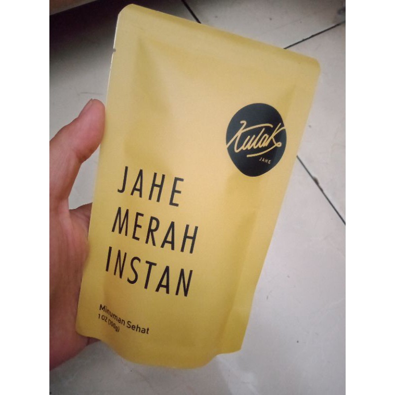 

Kulak Jahe (Jahe Merah Instan dan Jahe Susu)