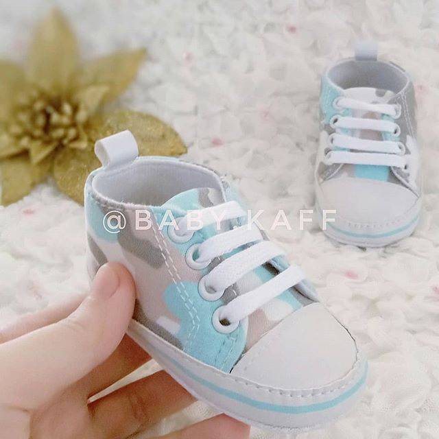 Prewalker anak sepatu bayi warna biru