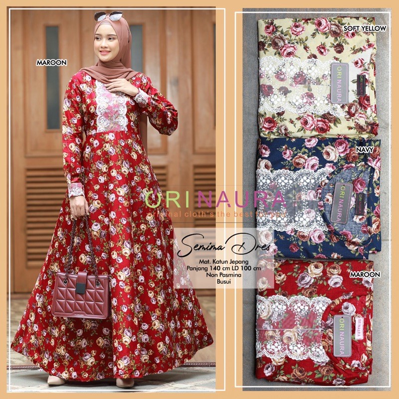 SEMIMA DRESS ORI NAURA